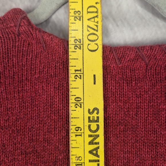 Tiara International XL Zippered Cardigan Red Nordic - Picture 8 of 9